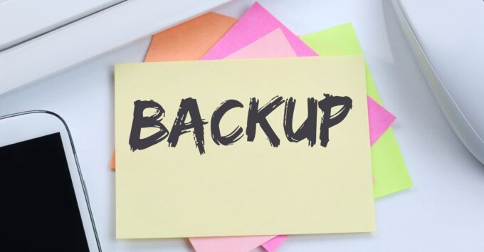 note with word backup