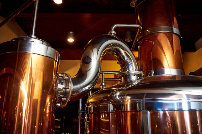 equipment to run a brewery