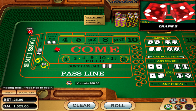 playing online Craps for high revenue
